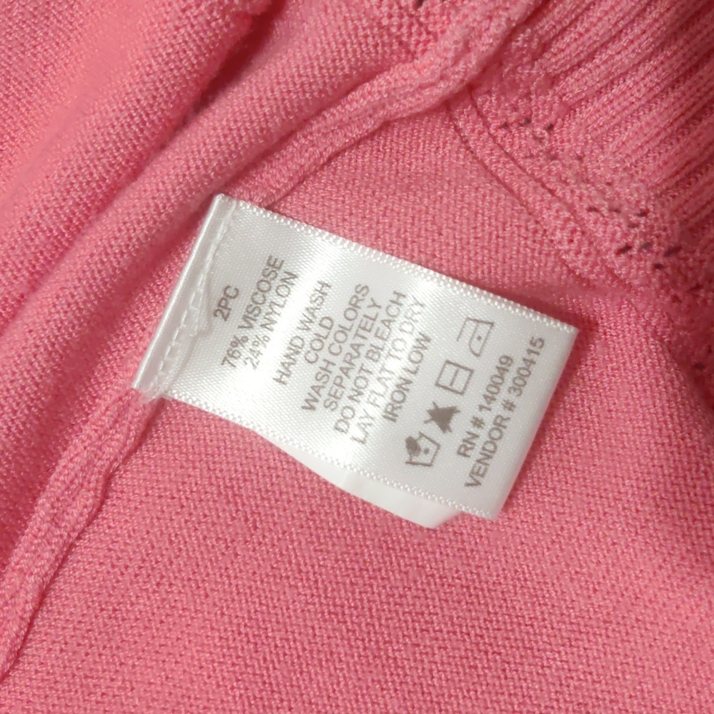 Chadwicks Of Boston Coral Cardigan Twinset - Picture 9 of 12